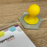 Suction Stamp Handle - Yellow