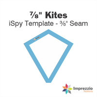 ⅞" Kite iSpy Template - ⅜" Seam
