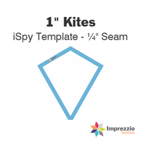 1" Kite iSpy Template - ¼" Seam
