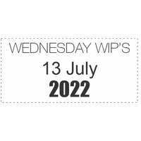 Wednesday WIP's - 13 July 2022