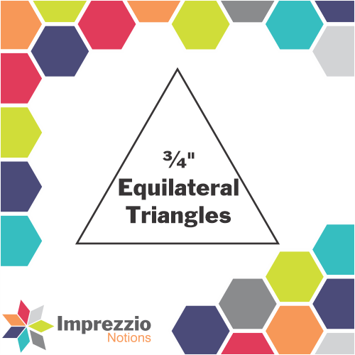 ¾" Equilateral Triangles