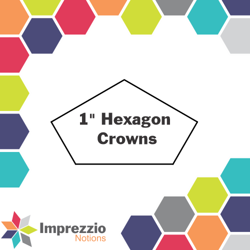 1" Hexagon Crowns