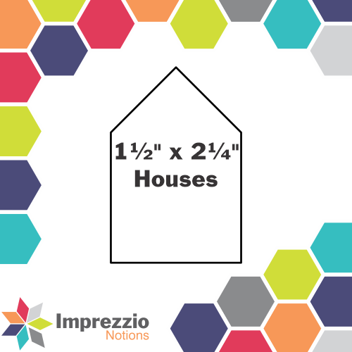 1½" x 2¼" Houses