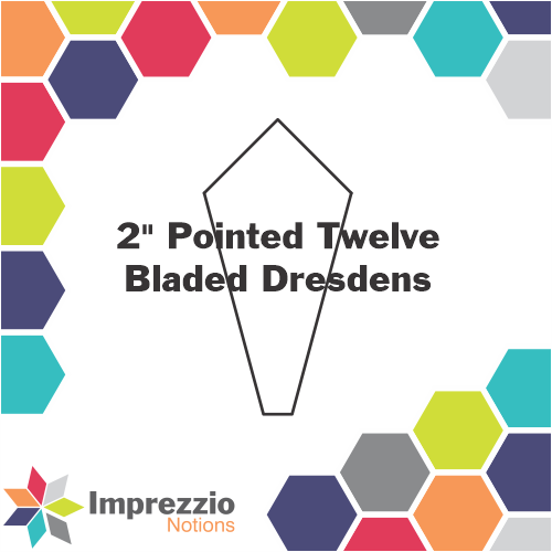 2" Pointed Twelve Bladed Dresdens