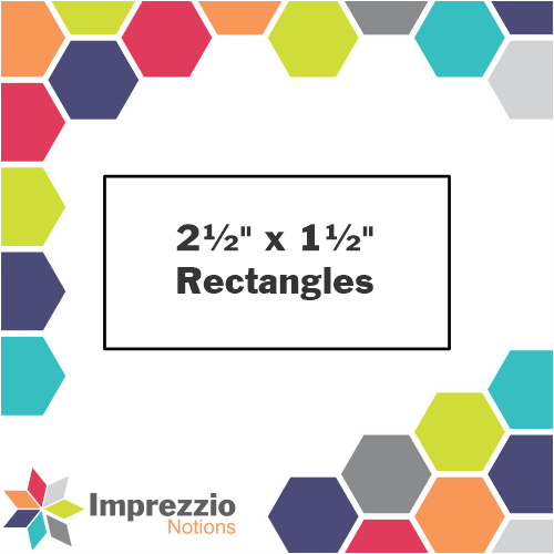 2½" x 1½" Rectangles