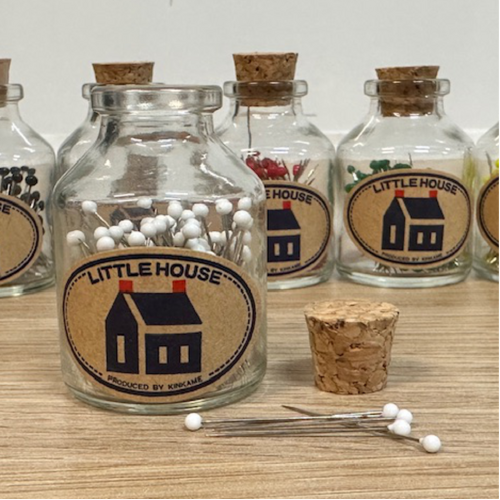 Little House Japanese Pins - White