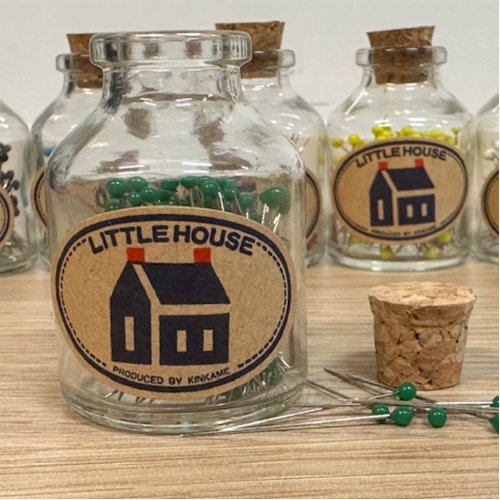 Little House Japanese Pins - Green