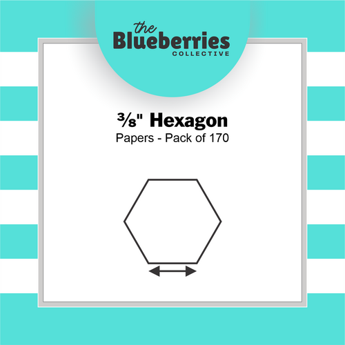 ⅜" Hexagon Papers - Pack of 170