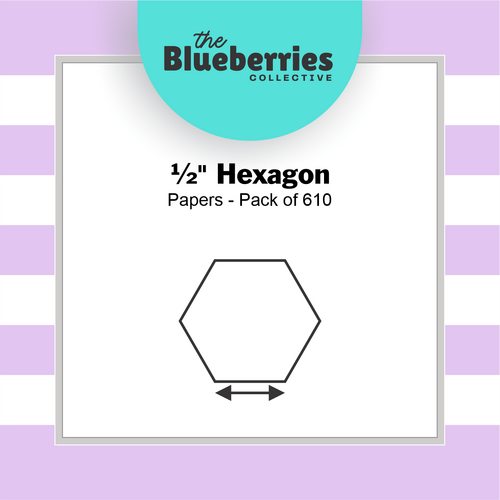 ½" Hexagon Papers - Pack of 610