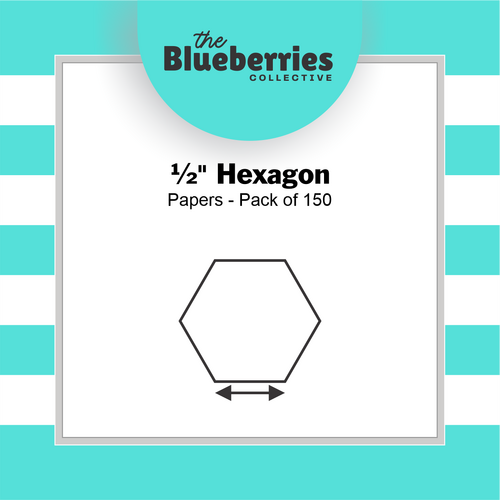 ½" Hexagon Papers - Pack of 150