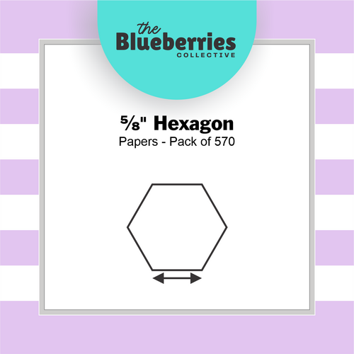 ⅝" Hexagon Papers - Pack of 570