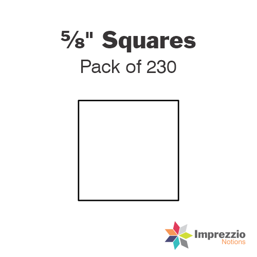 ⅝" Square Papers - Pack of 230