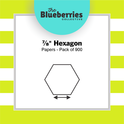 ⅞" Hexagon Papers - Pack of 900
