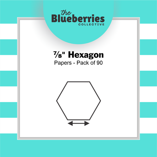 ⅞" Hexagon Papers - Pack of 90