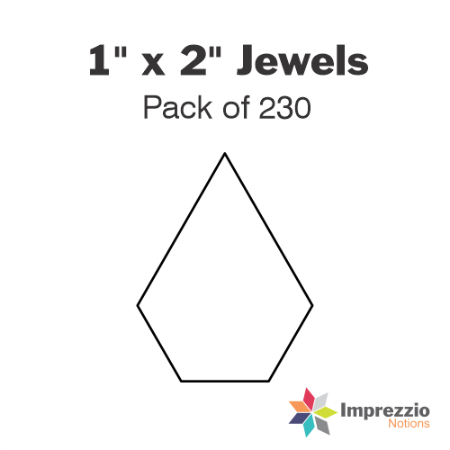 1" x 2" Jewel Papers - Pack of 230
