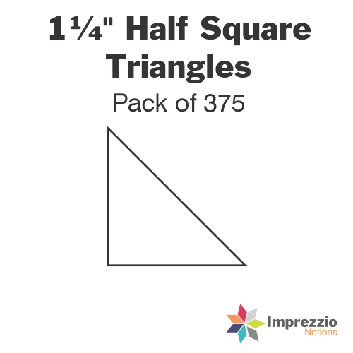1¼" Half Square Triangle Papers - Pack of 375