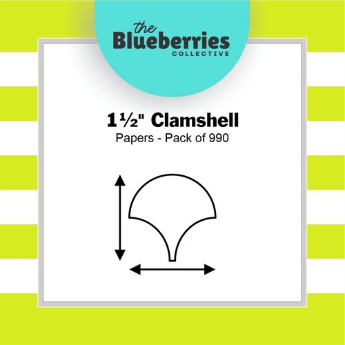 1½" Clamshell Papers - Pack of 990