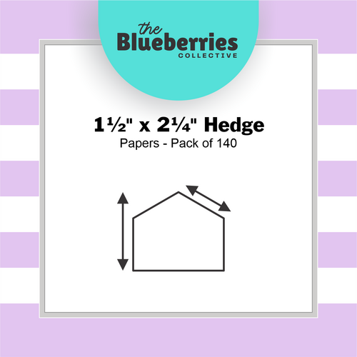 1½" x 2¼" Hedge Papers - Pack of 180