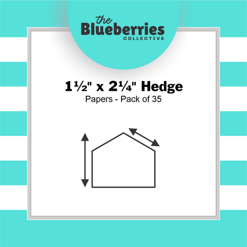 1½" x 2¼" Hedge Papers - Pack of 50