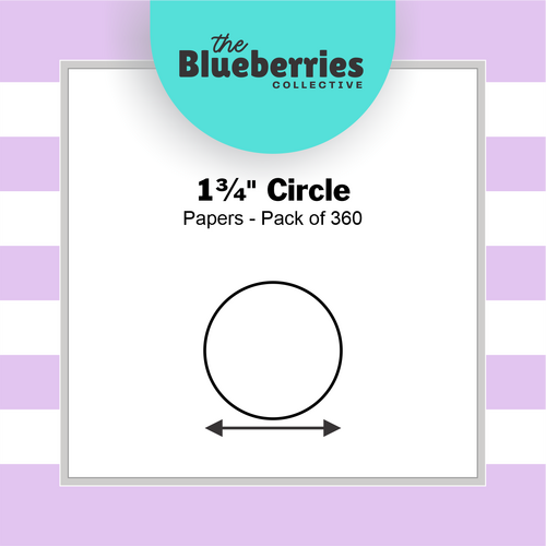1¾" Circle Papers - Pack of 360