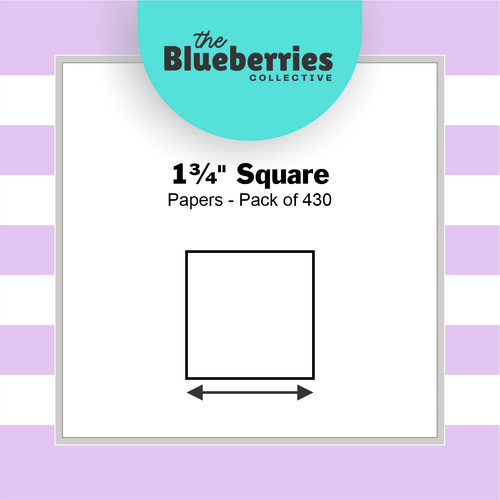 1¾" Square Papers - Pack of 430