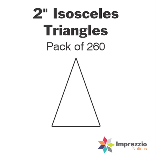 2" 36° Isosceles Triangle Papers - Pack of 260