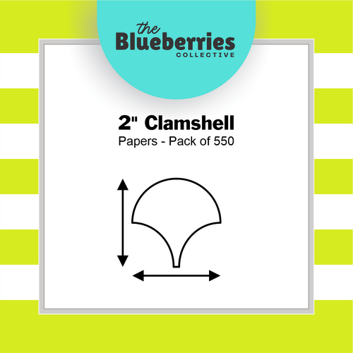 2" Clamshell Papers - Pack of 550