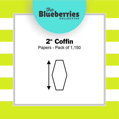 2" Coffin Papers - Pack of 1150
