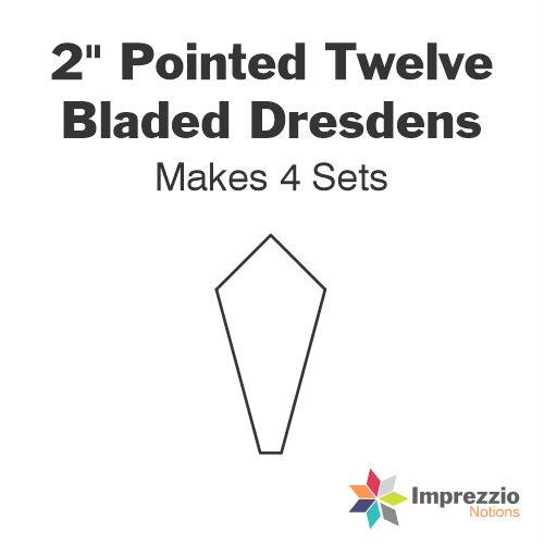 2" Pointed Twelve Bladed Dresdens