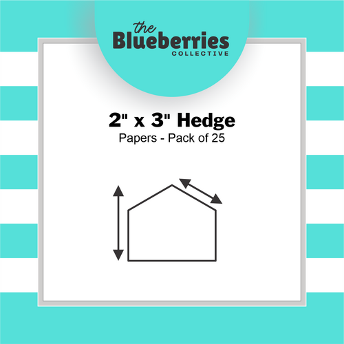 2" x 3" Hedge Papers - Pack of 35