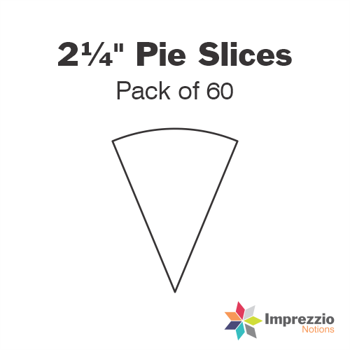 2¼" Pie Slice Papers - Pack of 60