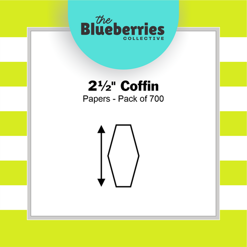 2½" Coffin Papers - Pack of 700