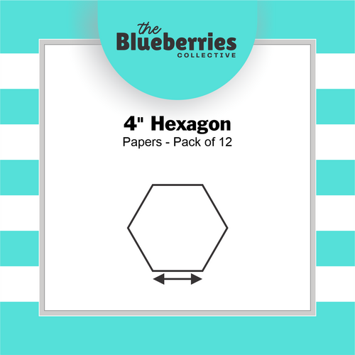 4" Hexagon Papers - Pack of 12