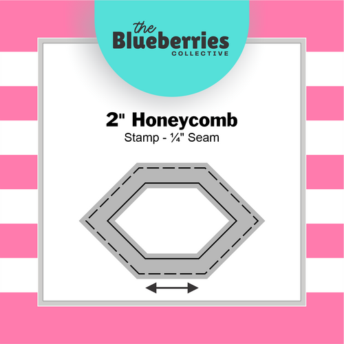 2" Honeycomb Stamp - ¼" Seam 