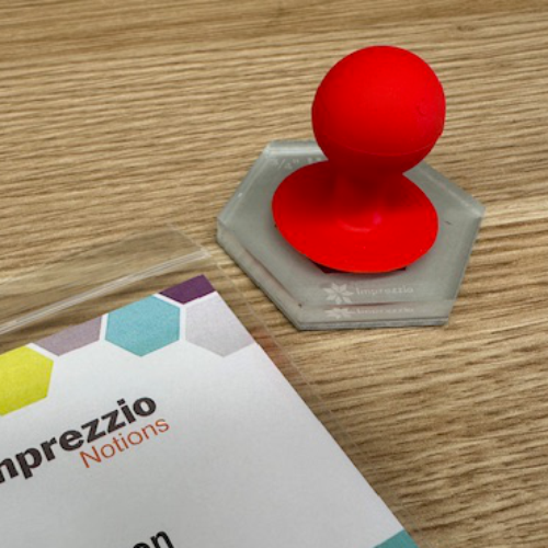 Suction Stamp Handle - Red