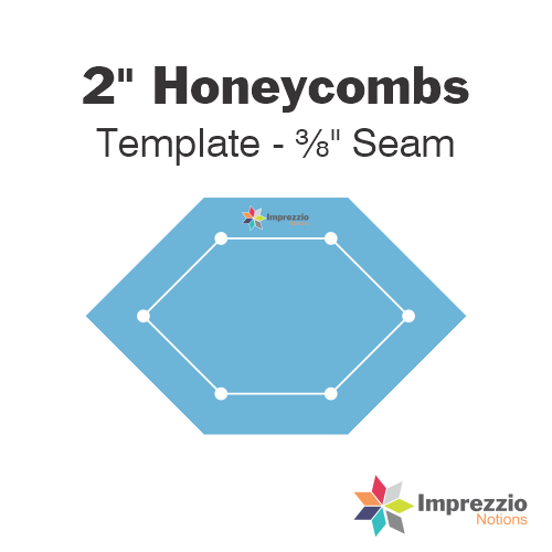2" Honeycomb Template - ⅜" Seam